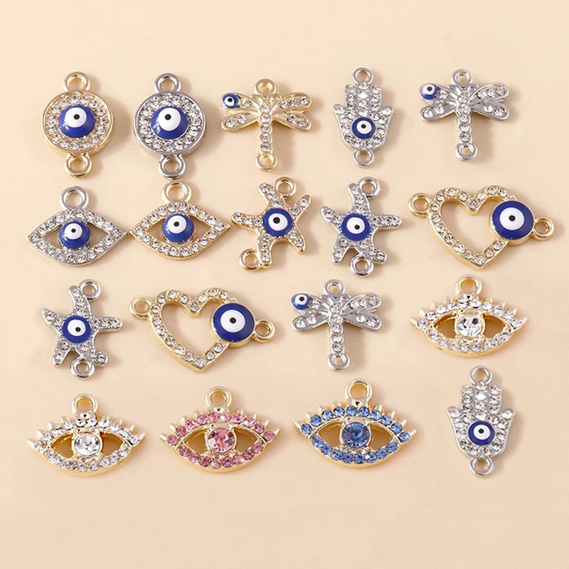 Small evil eye charms