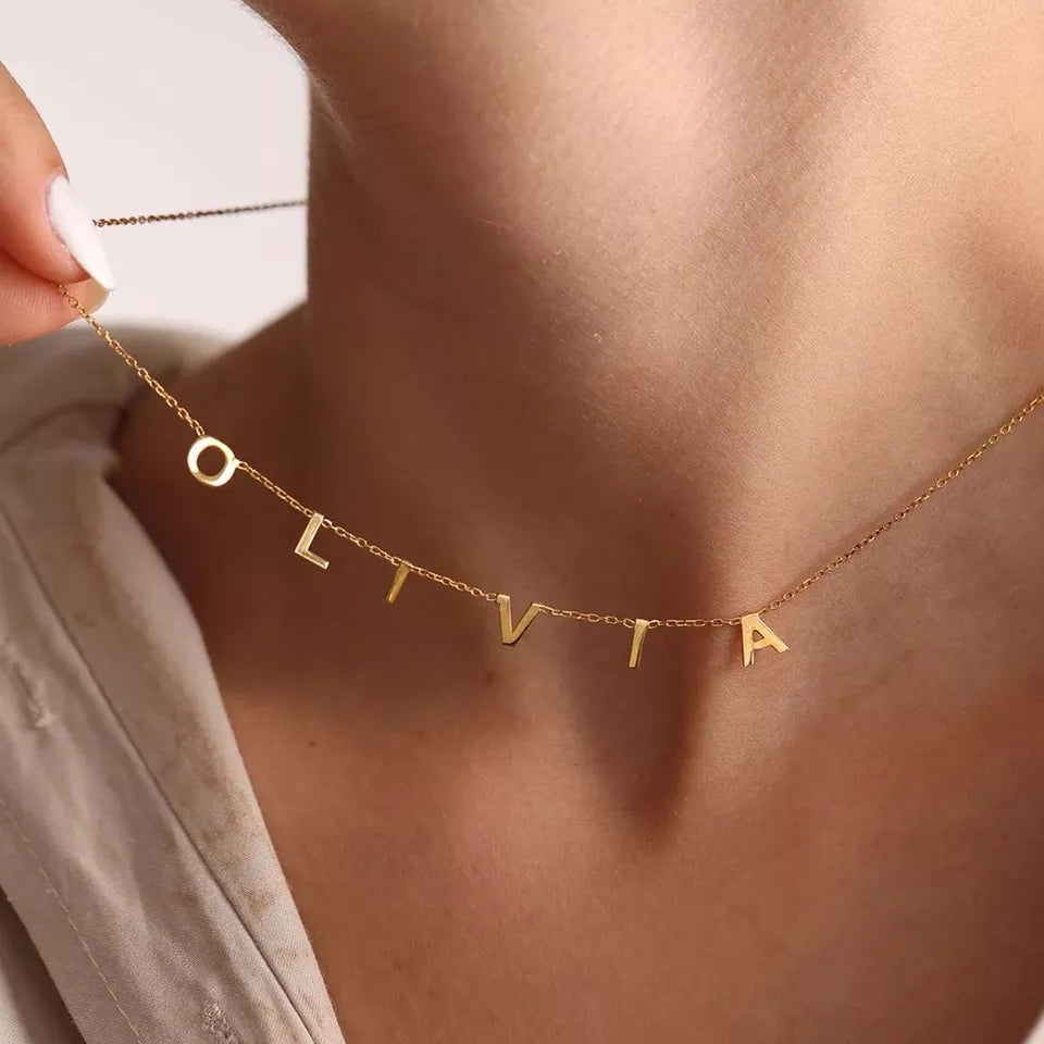 Alphabet Name Necklace