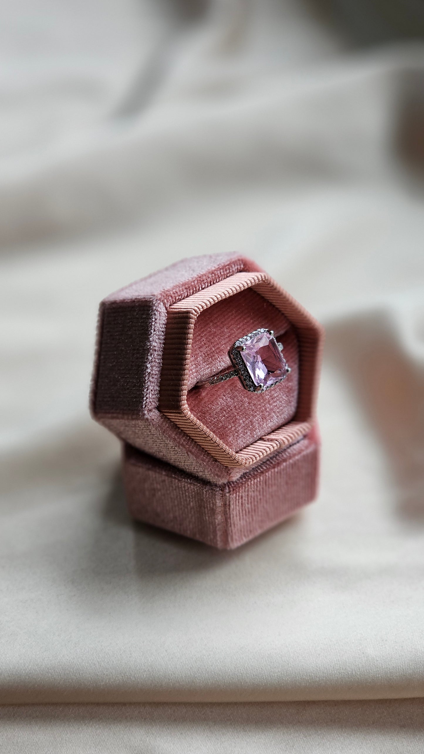 Pink Adjustable Ring