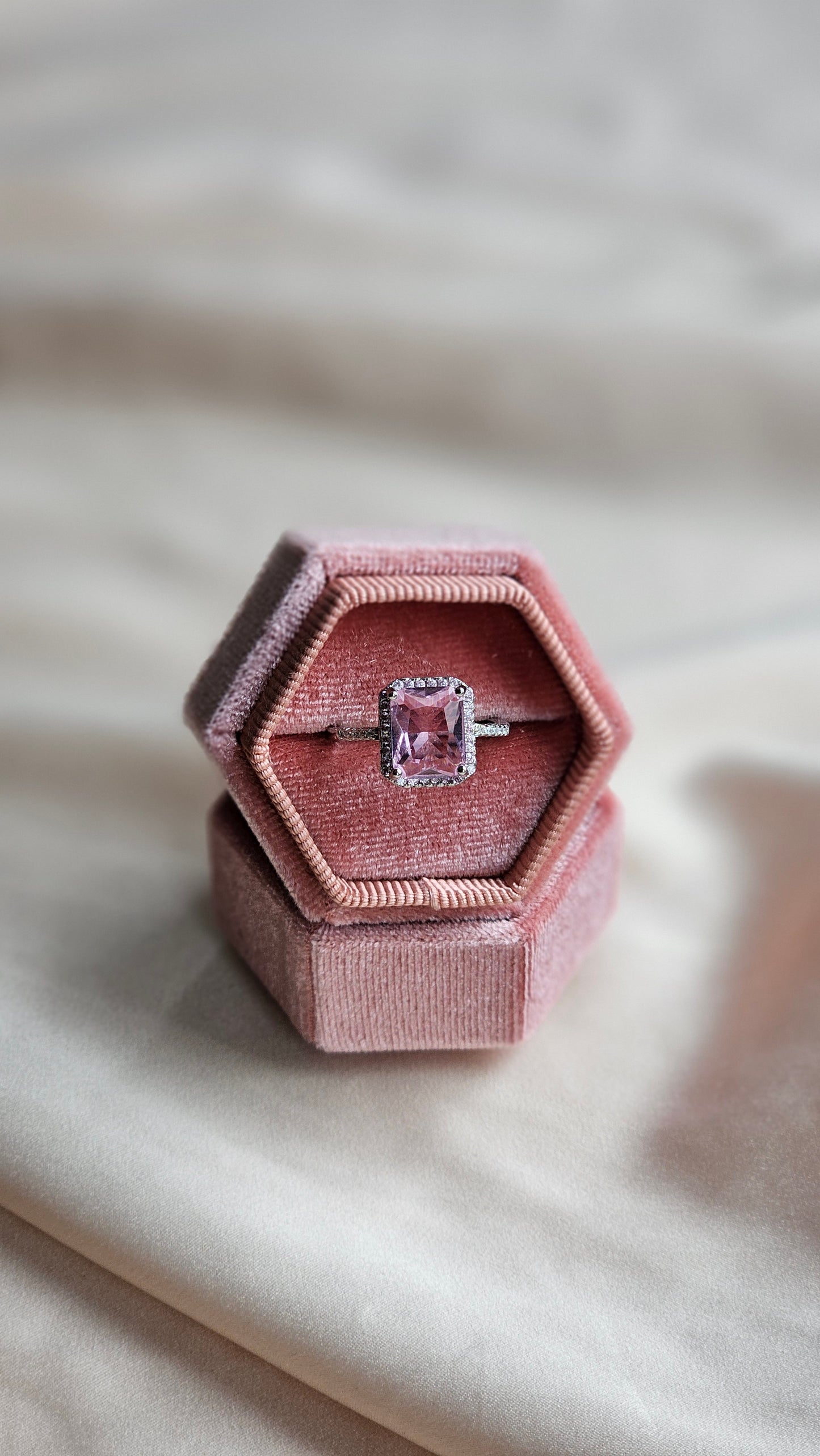 Pink Adjustable Ring