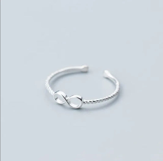 Infinity Sterling Silver Ring