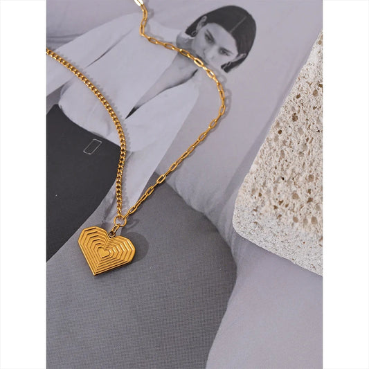 Jagged Heart Necklace