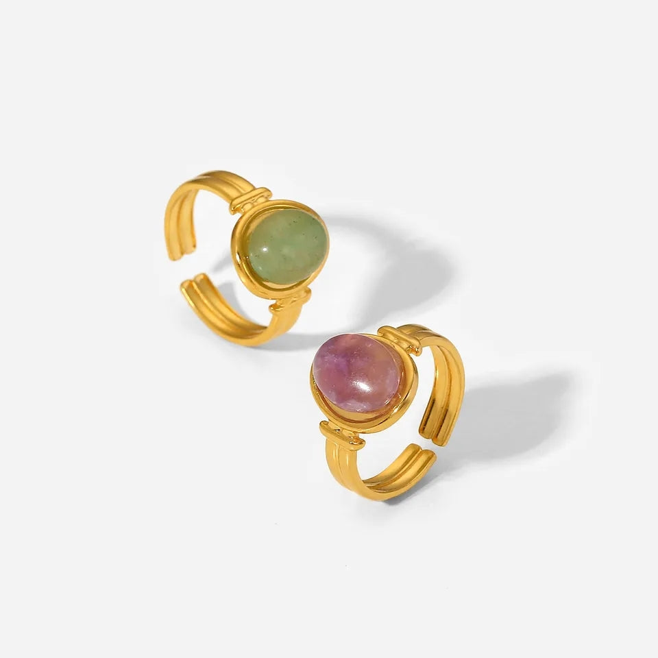 Agate Adjustable Ring