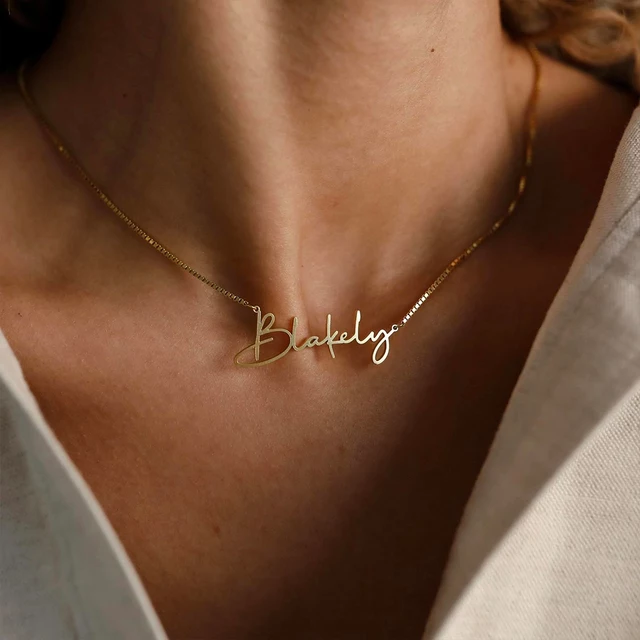 Signature Name Necklace