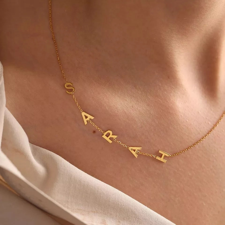 Side Name Necklace