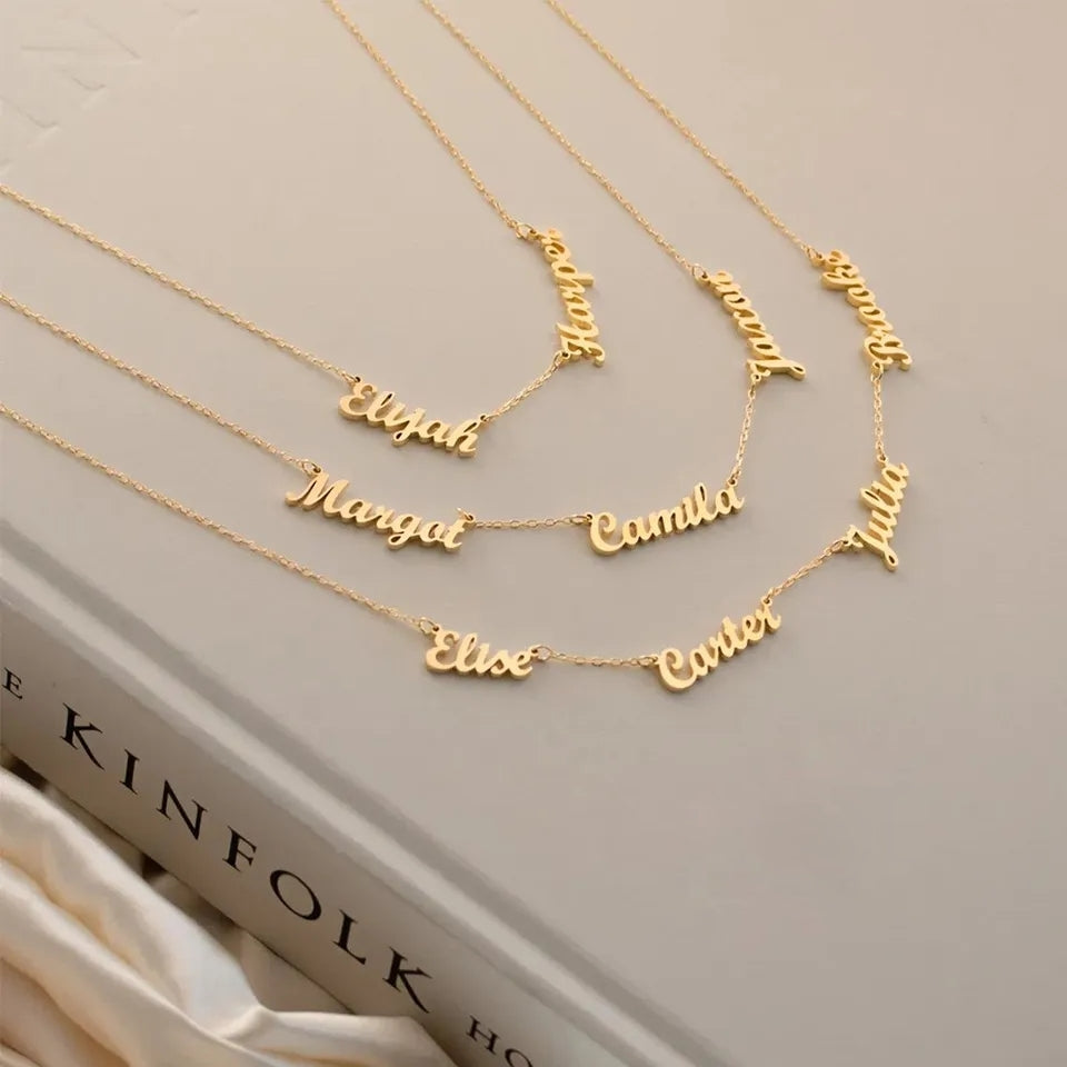 Multiple Name Necklace