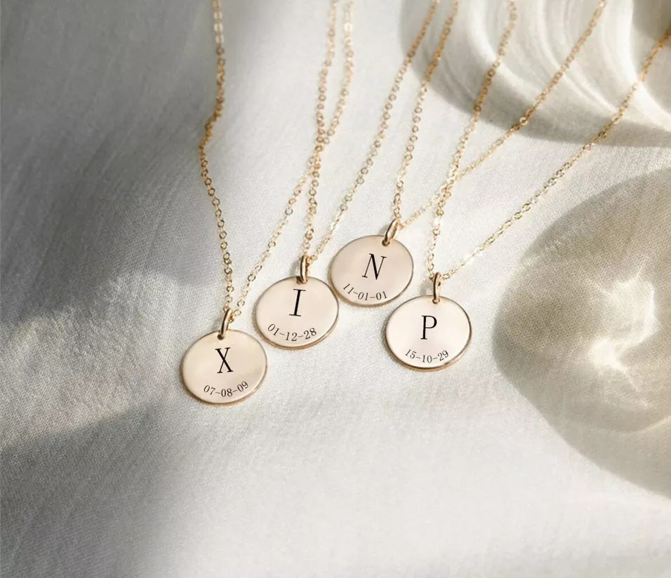 Initial Tag Necklace